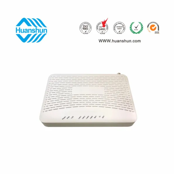 HSOS21176GNW FTTH 終端（XPON ONU WIFI，CATV） （GE+3FE+2*2WIFI+CATV NE)